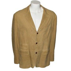 Polo Ralph Lauren Beige Suede Hacking Jacket